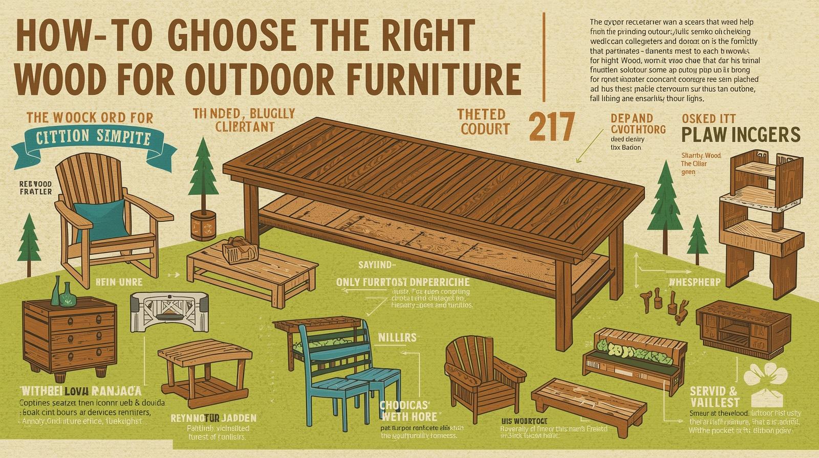 How to Choose the Right Wood for Outdoor Furniture